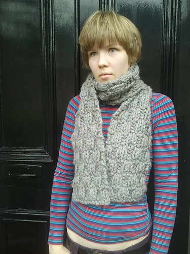 Chunky Woven Scarf photo 4