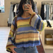 watercolor brushed knit sweater pattern