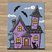 C2C Haunted House Blanket pattern 