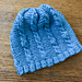 Easy Cable Knit Hat pattern 