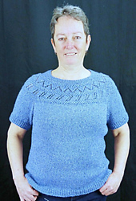 Blue Lace Pullover