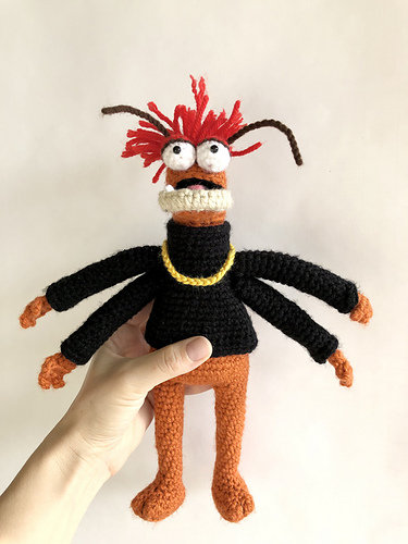 Pepe the King Prawn Muppet - Amber Romano