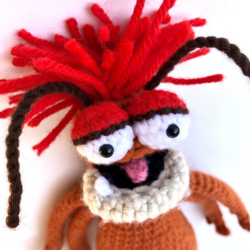 Pepe the King Prawn Muppet - Amber Romano