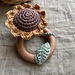 Sunflower Teething Ring pattern