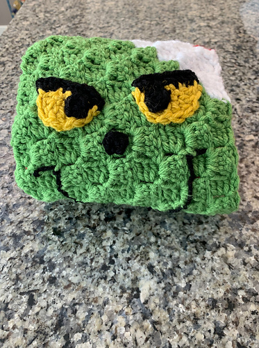 The Grinch Skjerf C2C - Candice Maser