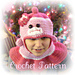 515 Sock Monkey Hat with attached neck warmer photo 3