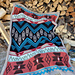 Native Wishes Mosaic Overlay Blanket/Throw pattern 