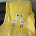 Little Geese Mosaic Overlay Baby Blanket pattern