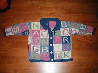 Alphabet Sweater