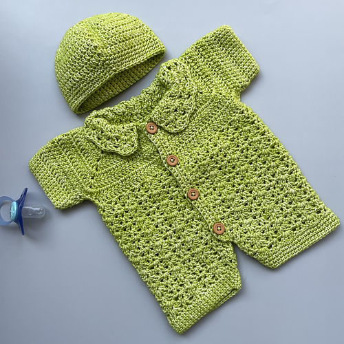 Ravelry: Easy Baby Romper Set pattern by KnitPal