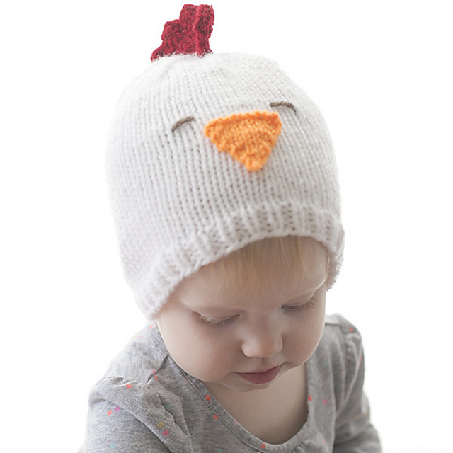 Ravelry Little Chicken Hat pattern by Cassandra May