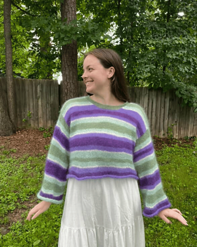 Ravelry: The Candy Floss Sweater pattern by Cass Wong