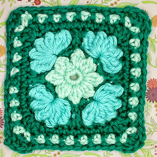 Ice Flower Granny Square photo 2