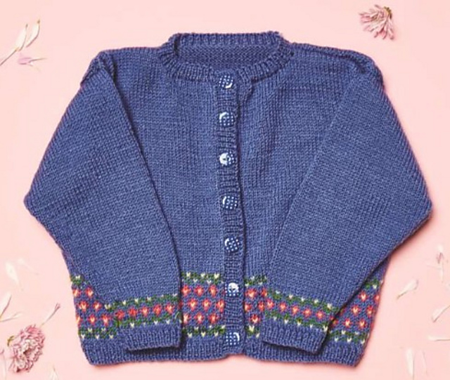 cornflower cardigan