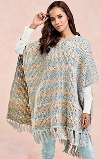 Ravelry: Lacy Poncho pattern by Sian Brown Knitwear Design