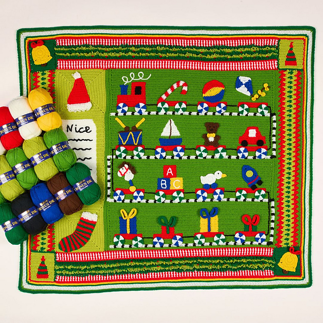 Santa's Workshop Blanket CAL