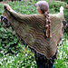 Feather and Fan Comfort Shawl pattern 