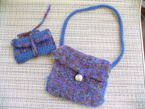 little felted purses