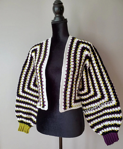 The Block Stitch Cardigan photo 7