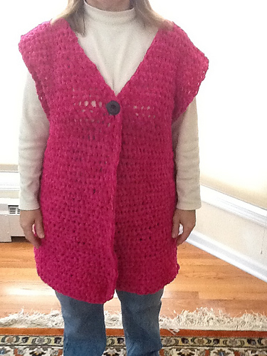 Simple Luxury Vest (crochet) photo 3