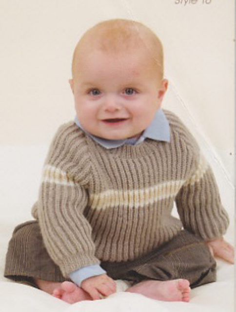 childs fishermans rib jumper pattern