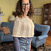 Lux Eyelet Poncho pattern 