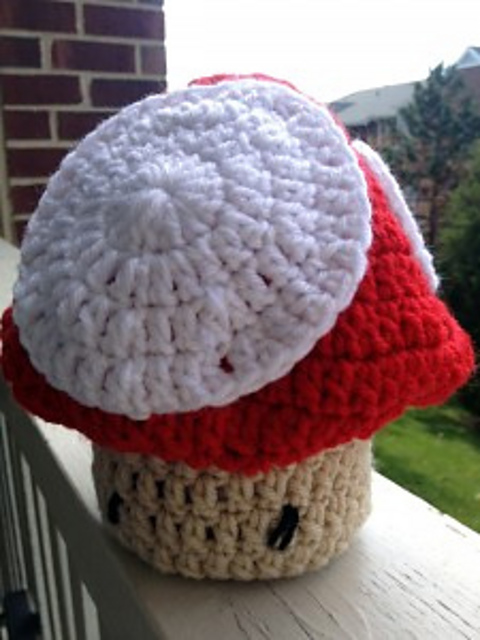 Ravelry: MARIO TOAD MUSHROOM NEWBORN 