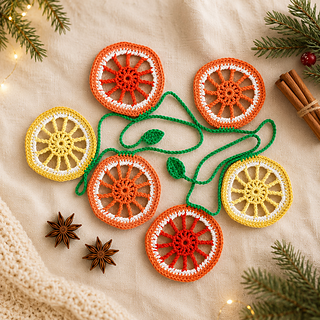 Citrus garland by cocoflower