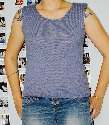 Retro Yarn Sleeveless Sweater photo 1