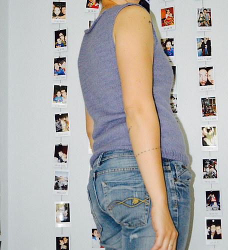 Retro Yarn Sleeveless Sweater photo 2