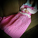 Princess Dress Blanket Pink pattern 