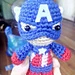 Captain America Amigurumi pattern 
