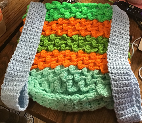 Crocodile Stitch Draw Bag photo 4