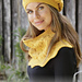 192-16 b Golden Leaves Neck Warmer pattern 