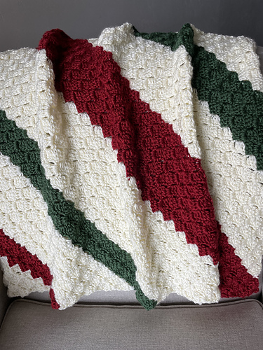 Ravelry: Christmas Stripes C2C Afghan pattern by Christine Longe