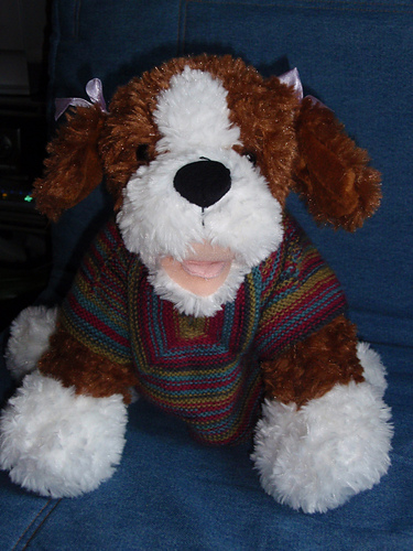 Teddybear Poncho-sweater photo 1
