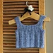 Boxy Tweed Baby Vest pattern 