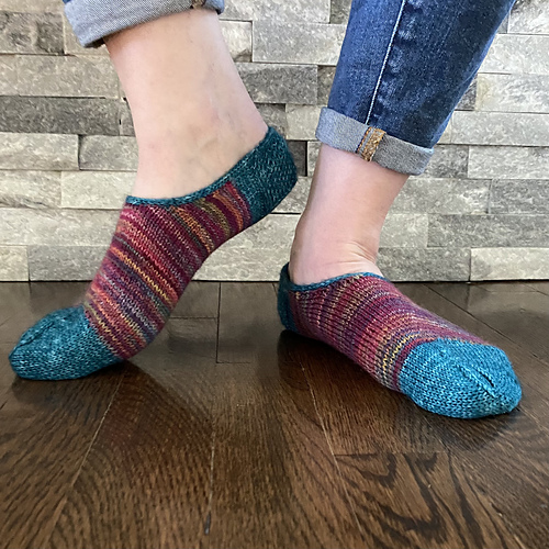 Ravelry The Perfect No Show Socks pattern by Christina Lively