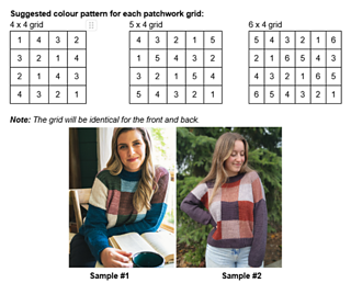 Patchwork Pullover - grid layouts