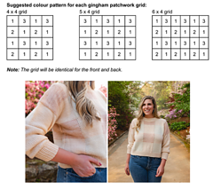 Gingham Pullover - grid layouts