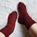 Exposed Brick Socks pattern 