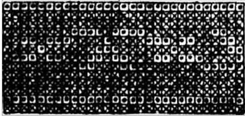Here's the original newspaper chart for the side panels on the front.