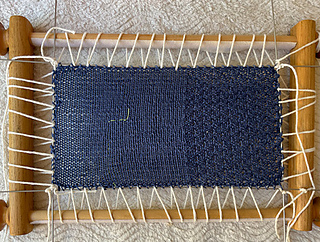 Swatch, stretched and ready for embroidery