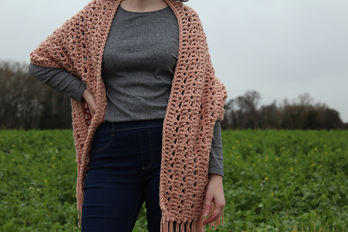 Wildflower Chunky Shawl photo 12