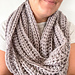 Simple Ribbed Infinity Scarf pattern 