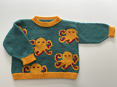 Age 6 (116cm). Duplicate stitch finish.