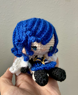 Yelan Pattern Ravelry: Yelan Chibi (Genshin Impact) pattern by clynae 2