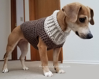 earhart dog sweater 1214 pattern by carla malcomb rw earhart