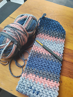 Ravelry: Moss Stitch Scarf pattern by Can Ateş