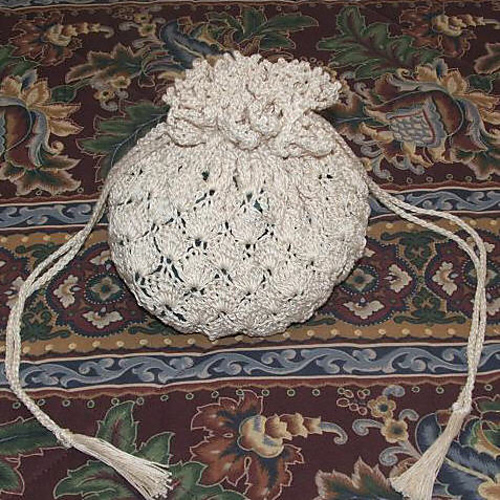 Vintage Style Drawstring Bag photo 2